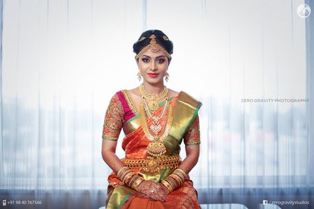 Traditional Wedding In Coimbatore With Pretty Kanjeevarams
