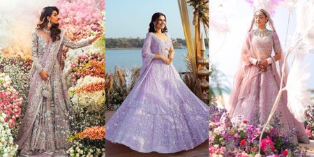 Lilac-Hued Lehengas That We Gave Our Hearts To!