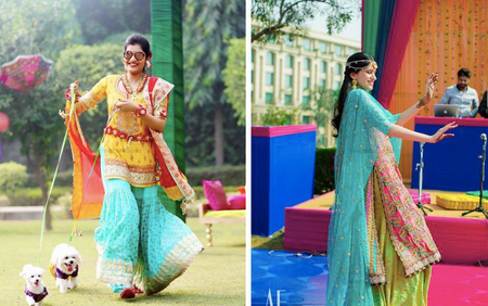 The Most Exquisite Shararas Worn By Brides At Their Weddings!
