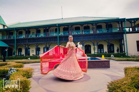 Colourful Wedding In The Hills With A Picturesque Mandap!