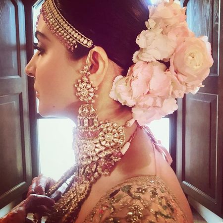 Anushka Sharma's Bridal Bun Is Giving Us Hair Goals.