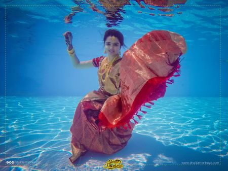 #Trending: Brides Are Jumping Into Pools Wearing Saris!