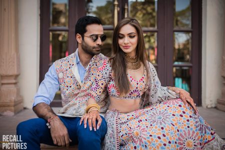 New Way To Co-ordinate With Your Groom: Twin In Prints!