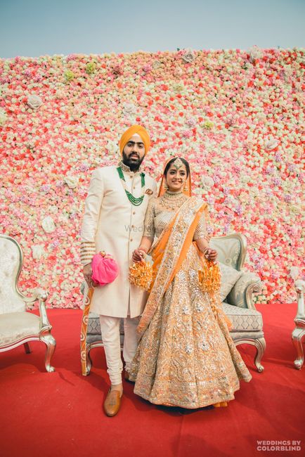 The Most Beautiful Anand Karaj Wedding Colour Combinations!