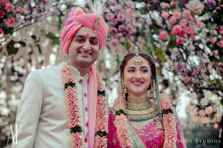 Gorgeous Delhi Wedding With A Bride In Pink And Beautiful Florals!