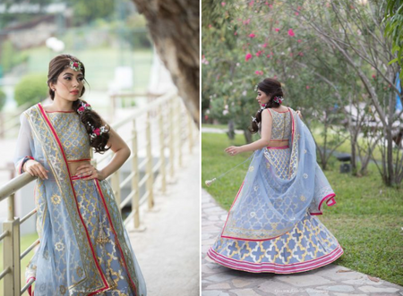Fairytale Anand Karaj With Off-beat Bridal Outfits And Pretty Hairstyles!