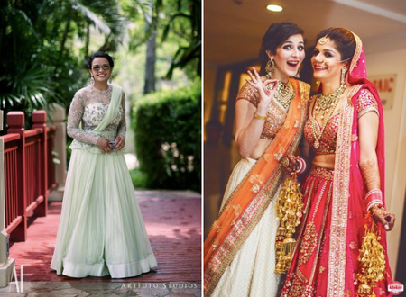 Gorgeous Lehengas We Spotted On Real Bridesmaids!