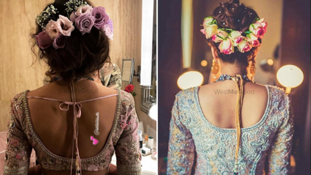 Trending Floral Hairstyles On Instagram For Your Mehendi! #Bookmark