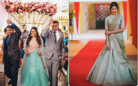 The Prettiest Pastel Lehengas We Spotted That Aren’t Pink Or Peach!