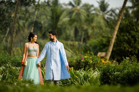 Colourful Destination Wedding In Goa With A Fun Mehendi