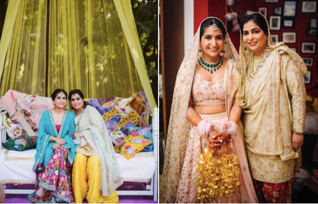 This Mom Designed Her Daughter's Beautiful Bridal Lehenga! *Plus, Mother's Day Surprise Inside!