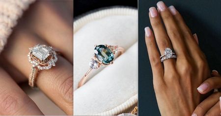 12 Pretty & Popular Engagement Rings We Spotted On Instagram!