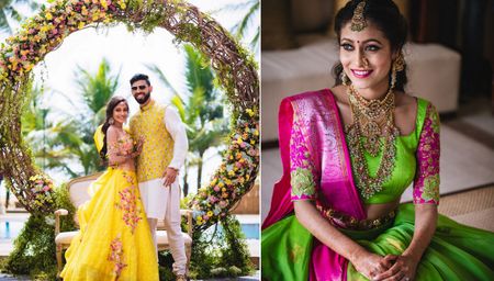 Vibrant Destination Wedding With Stunning Decor & Gorgeous Outfits!