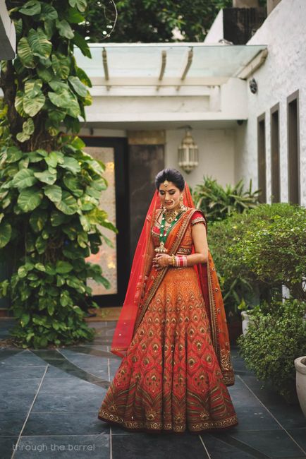 Stylish Delhi Wedding With A Dash Of Quirk And A Bride In A Beautiful Ombre Lehenga!