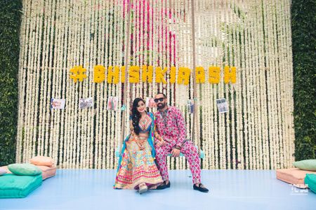 Sweet & Whimsical Delhi Wedding With Pheras Under A Tree