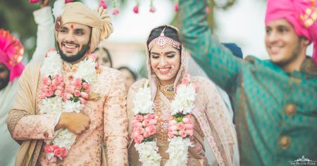 Sunset Hues & Happy Pastels At This Destination Goa Wedding!