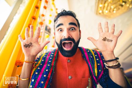 Grooms Are Getting Mehendi Put Too, & These Are The Cutest Ones We Spotted!