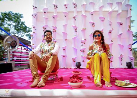 Quirky Karjat Wedding With A Gatsby-Themed Sangeet And A Fab Haldi Pool Party!