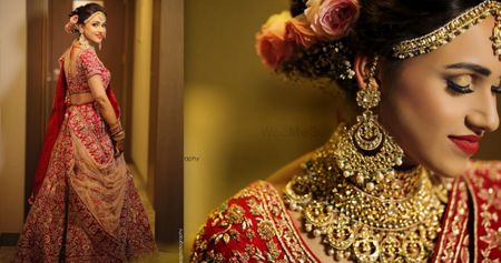 A Fairytale Beach Wedding With A Stunning Bride In A Traditional Red Lehenga