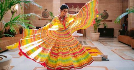 Real Brides Who Wore Multi-Colored Lehengas Like Priyanka Chopra