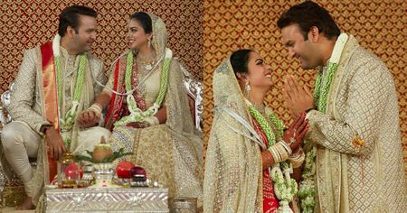 Totally Unique & Pretty 21 Jaimalas We Spotted At WMG Real Weddings! (*Including #nickyanka & #deepveer)