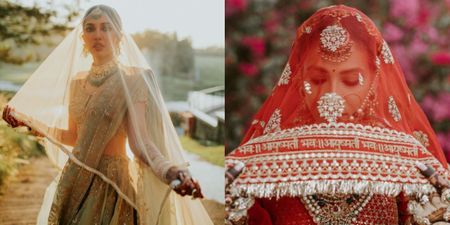 Prettiest Dupatta Shots We Spotted On Real Brides!
