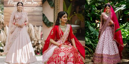 Real Brides Who Wore (& Rocked) Minimalist Lehengas On Their Big Day!