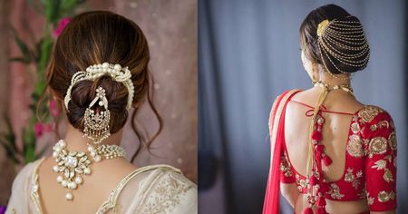 Not A Fan Of Floral Buns? Here Are A Few Bridal Bun Accessories For All New Brides- From Subtle to OTT