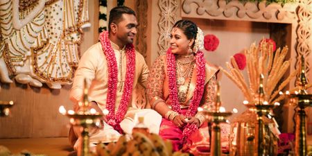 A Beautiful Kerala Wedding With A Bride In A Customised Kanjeevaram