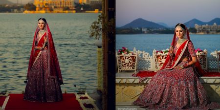 An Absolutely Gorgeous Udaipur Wedding With A Bride In A Radiant Ruby Lehenga