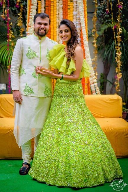 Boldest Colours Real Brides Wore On Their Mehendi!