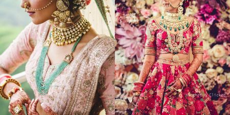 Layer Your Bridal Necklaces To Perfection - Brides Who Got It Just Right!
