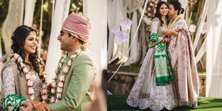 A Gorgeous & Intimate Delhi Wedding With No Pheras And A Whole Lotta Fun!