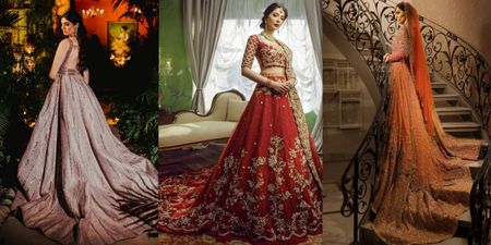 30+ Brides Who Killed It With Their Dramatic Trails!