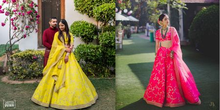 #Trending: Neon Lehengas Are Here, & They Look Bright & Happy For The Mehendi!