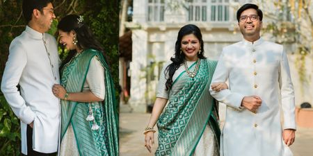 An Elegant Kolkata Engagement With Stunning Decor & Beautiful Outfits