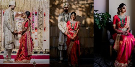 An Elegant Hyderabad Wedding With Stunning Decor And Perfectly Coordinated Bride & Groom