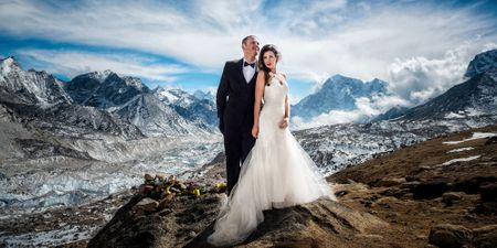 This Couple Got Married 'On Top Of The World', Literally! The First Ever Everest Base Camp Wedding!