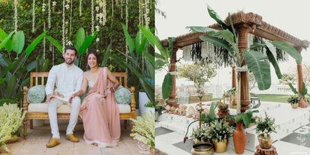 Bring A Tropical Twist To Your Wedding Decor With Lush Banana Leaves