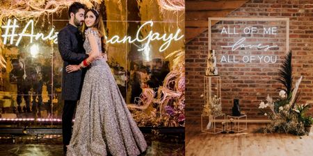 The Coolest LED Signages We Loved At Weddings!
