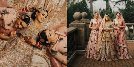 These Three Sisters Matched Their Wedding Outfits & We're Smitten!