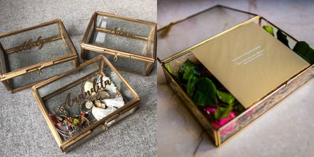 #Trending: Glass Curio Boxes For Wedding & Bachelorette Invites!