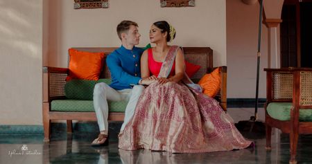 A Laidback Indo-French Wedding With Kitschy Details & Zero Drama!