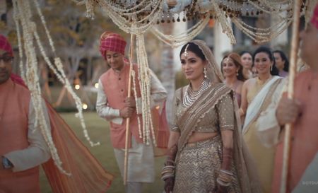 This Magical Bridal Entry Is Truly A Sight To Behold!