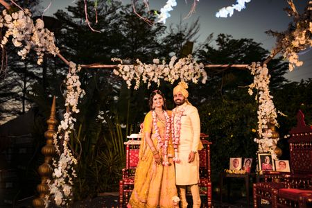 A Pretty Pune Wedding With A Bride In Yellow