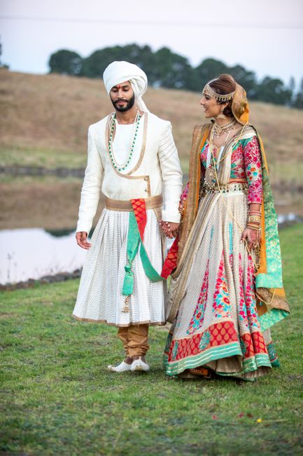 A Bohemian-Themed Day Wedding With A Bride In A Gorgeous Wedding Lehenga