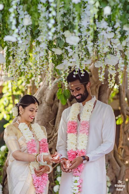 Elegant Goa Wedding With A Mandap Under A Tree!