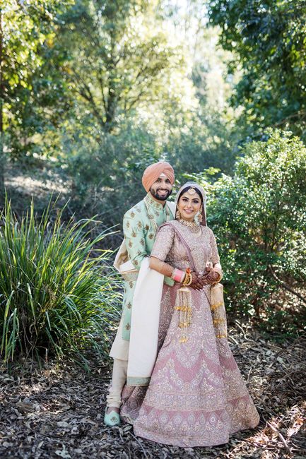 An Elegant Anand Karaj With The Bride In A Stunning Lilac  Lehenga