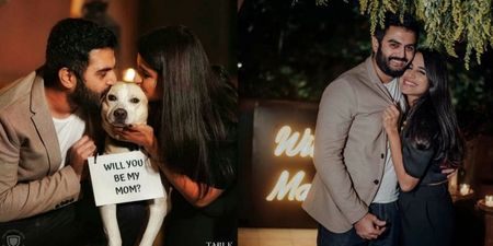 This Groom Proposed To His Bride With His Adorable Dog And How Could She Say No!