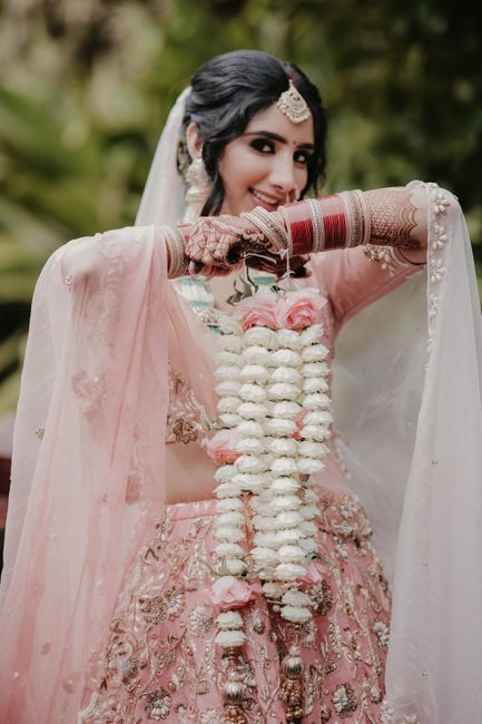 An Intimate Kerala Wedding With The Bride In A Blush Pink Lehenga